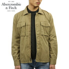 20%OFFセール 【販売期間 4/24 20:00～4/27 9:59】 アバクロ シャツ メンズ 正規品 Abercrombie＆Fitch アウター 長袖シャツ ジャケット GARMENT DYE ZIP-UP SHIRT JACKET 132-328-1197-400