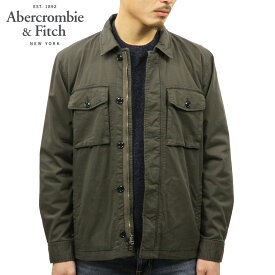 【ポイント10倍 5/23 20:00～5/27 1:59】 アバクロ シャツ メンズ 正規品 Abercrombie＆Fitch アウター 長袖シャツ ジャケット ZIP-UP SHIRT JACKET