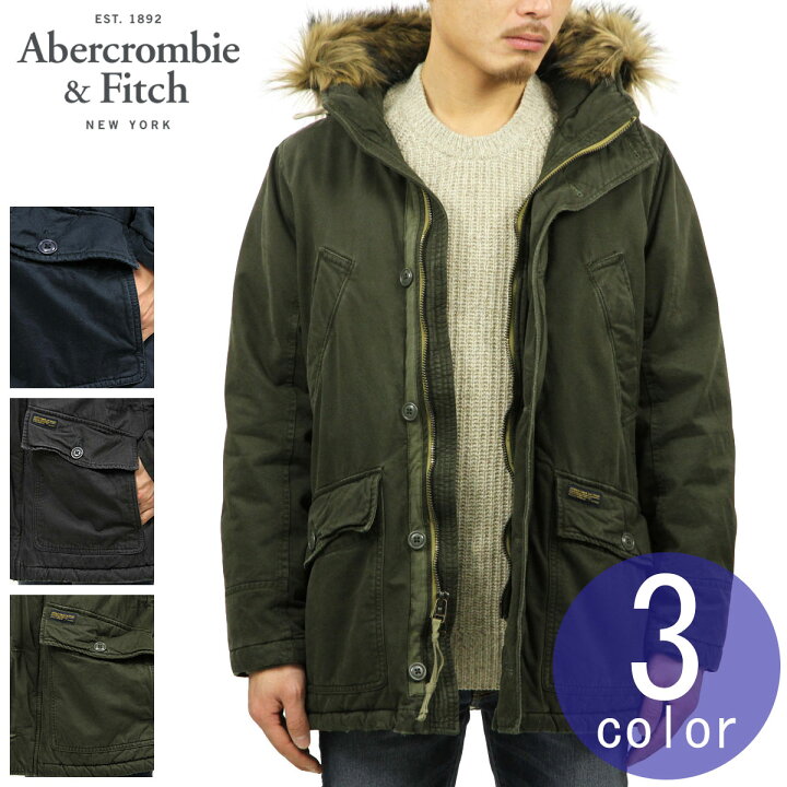 楽天市場 ポイント10倍 4 30 10 00 5 2 09 59まで アバクロ アウター メンズ 正規品 Abercrombie Fitch ジャケット シェルパ裏地 フード付きモッズコート B 9 Sherpa Lined Parka 22 ブランド品セレクトショップ Mixon