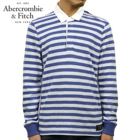 20%OFFセール 【販売期間 6/4 20:00～6/11 1:59】 アバクロ ラガーシャツ メンズ 正規品 Abercrombie＆Fitch 長袖ラガーシャツ RUGBY POLO 124-227-0527-220 父の日 プレゼント ラッピング