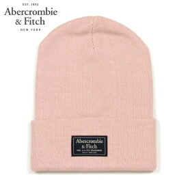 10%OFFセール 【販売期間 4/24 20:00～4/27 9:59】 アバクロ キャップ メンズ レディース 正規品 Abercrombie＆Fitch 帽子 ビーニー ニットキャップ LOGO TURN UP BEANIE 112-200-0274-610