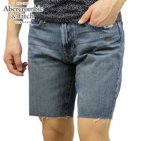 5%OFFクーポンセール 【利用期間 4/24 20:00～4/27 9:59】 アバクロ ショートパンツ メンズ 正規品 Abercrombie＆Fitch ボトムス ハーフパンツ デニムパンツ MEDIUM DENIM SHORTS 128-283-0823-278