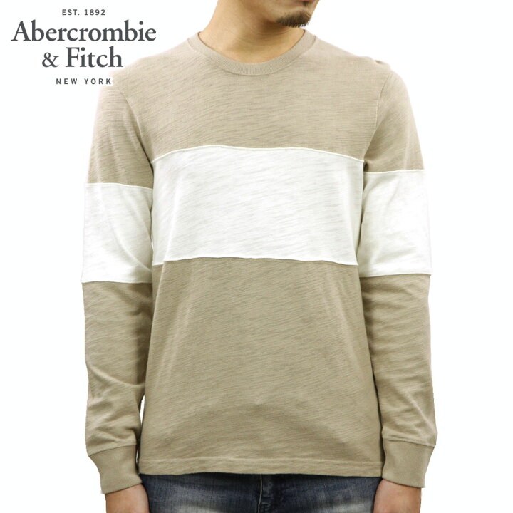 楽天市場 アバクロ ロンt メンズ 正規品 Abercrombie Fitch 長袖tシャツ クルーネックtシャツ Long Sleeve Crew Tee 124 228 0417 155 ブランド品セレクトショップ Mixon