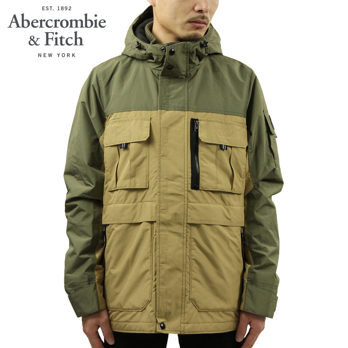 低価 Abercrombie&Fitch - アバクロ ナイロンフリースジャケットの通販 
