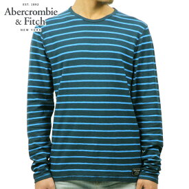 30%OFFセール 【販売期間 6/4 20:00～6/11 1:59】 アバクロ ロンT メンズ 正規品 Abercrombie＆Fitch 長袖Tシャツ LONG-SLEEVE STRIPED CREW TEE 124-236-1677-224 D00S20 父の日 プレゼント ラッピング