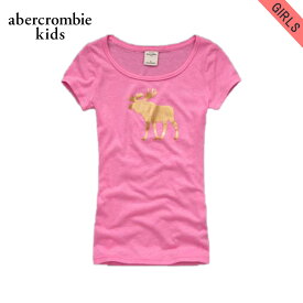 アバクロキッズ Tシャツ 子供服 正規品 AbercrombieKids 半袖Tシャツ maria shine tee PINK D20S30