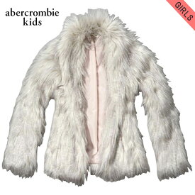 アバクロキッズ アウター ガールズ 子供服 正規品 AbercrombieKids ジャケット fluffy faux fur jacket 244-858-0164-011 D20S30