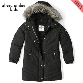 30%OFFクーポンセール 【利用期間 6/1 0:00～6/1 23:59】 アバクロキッズ AbercrombieKids 正規品 子供服 ガールズ コート sherpa-lined quilted parka 244-856-0221-091 D00S20 父の日 プレゼント ラッピング
