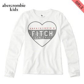 アバクロキッズ Tシャツ ロンT ガールズ 子供服 正規品 AbercrombieKids 長袖Tシャツ long-sleeve logo graphic tee 257-891-0030-001 D00S20