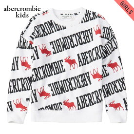 アバクロキッズ スウェット ガールズ 子供服 正規品 AbercrombieKids トレーナー トレーナー easy icon crew sweatshirt 252-772-0075-005