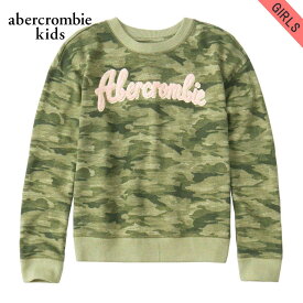 【ポイント10倍 4/24 20:00～4/27 9:59】 アバクロキッズ スウェット ガールズ 子供服 正規品 AbercrombieKids トレーナー トレーナー logo chenille sweatshirt 252-772-0078-039