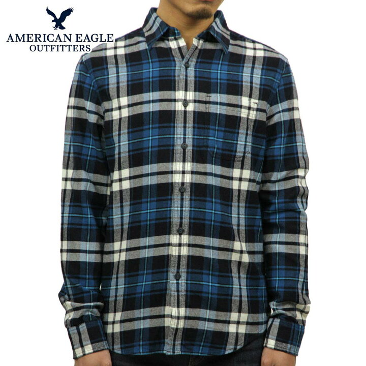 楽天市場 アメリカンイーグル シャツ メンズ 正規品 American Eagle 長袖シャツ ネルシャツ Aeo Factory Plaid Flannel Shirt 22 ブランド品セレクトショップ Mixon