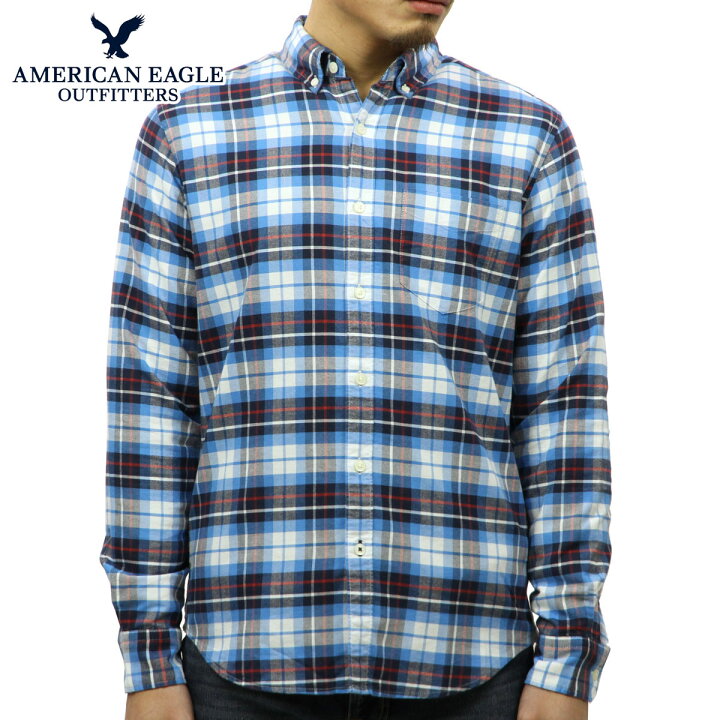 楽天市場 Offクーポンセール 利用期間 8 19 00 8 23 1 59 アメリカンイーグル シャツ メンズ 正規品 American Eagle 長袖シャツ ボタンダウンシャツ Aeo Classic Plaid Oxford Shirt 0153 98 400 ブランド品セレクトショップ Mixon