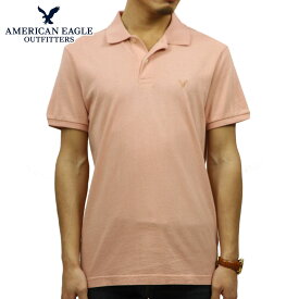 15%OFFセール 【販売期間 6/4 20:00～6/11 1:59】 アメリカンイーグル AMERICAN EAGLE 正規品 メンズ ワンポイントロゴ 半袖ポロシャツ AE Logo Jersey Polo Shirt 1165-8851-823