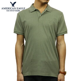 アメリカンイーグル AMERICAN EAGLE 正規品 メンズ ワンポイントロゴ 半袖ポロシャツ AE Logo Jersey Polo Shirt 1165-8851-309