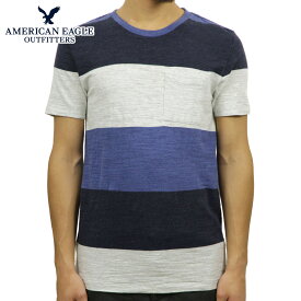 アメリカンイーグル Tシャツ 正規品 AMERICAN EAGLE 半袖Tシャツ AE STRIPE TEE 1162-9263-410