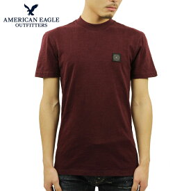 アメリカンイーグル Tシャツ 正規品 AMERICAN EAGLE 半袖Tシャツ クルーネック ロゴ AE COTTON SLUB WORKWEAR T-SHIRT 1162-9802-613 父の日 プレゼント ラッピング