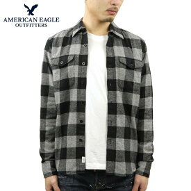 アメリカンイーグル シャツ メンズ 正規品 AMERICAN EAGLE 長袖シャツ ネルシャツ AE Seriously Soft Flannel Shirt 2151-1031-006