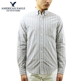 アメリカンイーグル シャツ メンズ 正規品 AMERICAN EAGLE 長袖シャツ ボタンダウンシャツ ワークシャツ AE OXFORD BUTTON DOWN SHIRT 0153-1276-024