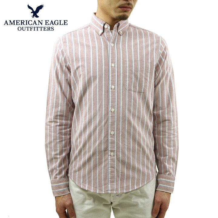 楽天市場 アメリカンイーグル シャツ メンズ 正規品 American Eagle 長袖シャツ ボタンダウンシャツ ワークシャツ Ae Oxford Button Down Shirt 0153 1276 600 ブランド品セレクトショップ Mixon