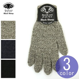 【ポイント10倍 4/24 20:00～4/27 9:59】 ブラックシープ BLACK SHEEP メンズ ウール ニットグローブ 手袋 M KNIT GLOVE GL07B