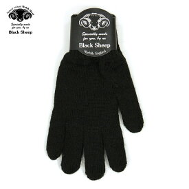 ブラックシープ BLACK SHEEP メンズ 手袋 BLACK SHEEP M KNIT GLOVE GL07B JET BLACK