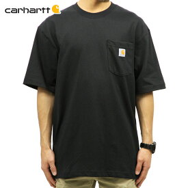 カーハート Tシャツ 正規品 CARHARTT 半袖Tシャツ WORKWEAR POCKET SHORT-SLEEVE T-SHIRT K87 BLK 父の日 プレゼント ラッピング