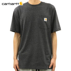 カーハート Tシャツ メンズ 正規販売店 CARHARTT 半袖Tシャツ WORKWEAR POCKET SHORT-SLEEVE T-SHIRT K87 CRH CHARCOAL HEATHER バレンタイン プレゼント ラッピング