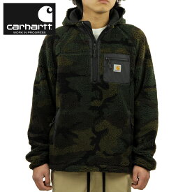 15%OFFセール 【販売期間 6/4 20:00～6/11 1:59】 カーハート ジャケット メンズ 正規品 CARHARTT WIP ジャケット プルオーバー フリースジャケット アウター PRENTIS PULLOVER FLEECE JACKET I027123 05P00 CAMO EVERGREEN 父の日 プレゼント ラッピング