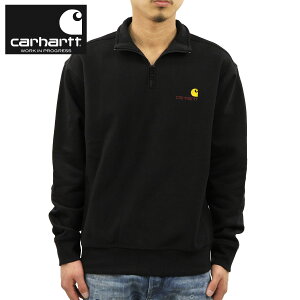 �y�|�C���g10�{ 6/4 20:00�`6/11 1:59�z �J�[�n�[�g �g���[�i�[ �����Y ���K�̔��X CARHARTT WIP ���n �n�[�t�W�b�v�g���[�i�[ �X�E�F�b�g �����|�C���g���S HALF ZIP AMERICAN SCRIPT SWEATSHIRT BLACK I027014 89XX 
