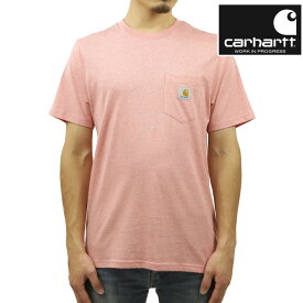 カーハート Tシャツ メンズ 正規品 CARHARTT WIP 半袖Tシャツ ポケットTシャツ ポケT クルーネック S/S POCKET T-SHIRT ROTHKO PINK HEATHER I022091 0TUXX