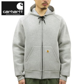 【ポイント10倍 6/4 20:00～6/11 1:59】 カーハート パーカー メンズ 正規品 CARHARTT WIP ジップアップパーカー CAR-LUX HOODED JACKET GREY HEATHER / GREY I018044 0GK 父の日 プレゼント ラッピング