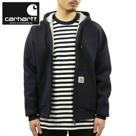 カーハート パーカー メンズ 正規品 CARHARTT WIP ジップアップパーカー CAR-LUX HOODED JACKET DARK NAVY / GREY I018044 0GM