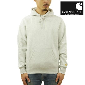 カーハート パーカー メンズ 正規品 CARHARTT WIP ワンポイント ロゴ プルオーバーパーカー HOODED CHASE SWEATSHIRT PULLOVER PARKA ASH HEATHER / GOLD I026384 00JXX