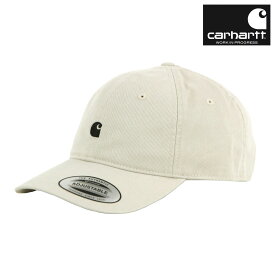 【ポイント10倍 6/22 20:00〜6/27 1:59】 カーハート メンズ レディース キャップ 正規品 CARHARTT WIP 帽子 ロゴ MADISON LOGO CAP MOONBEAM / BLACK I023750 2DUXX
