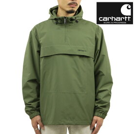 カーハート メンズ ウィンドブレーカー 正規品 CARHARTT WORK IN PROGRESS ナイロンジャケット アウター WINDBREAKER P/O DOLLAR GREEN I030008 GR