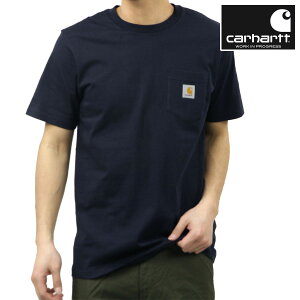 �y�|�C���g10�{ 6/4 20:00�`6/11 1:59�z �J�[�n�[�g �����Y ����T�V���c ���K�i CARHARTT WIP �N���[�l�b�N ���S �|�PT SHORT SLEEVE POCKET T-SHIRT DARK NAVY I030434 1CXX ���̓� �v���[���g ���b�s���O
