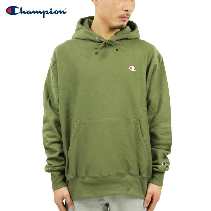 楽天市場 チャンピオン パーカー メンズ 正規品 Champion リバースウィーブ プルオーバーパーカー Reverse Weave Heavyweight 12oz Pullover Hoodie Gf68 9ax Cargo Olive ブランド品セレクトショップ Mixon