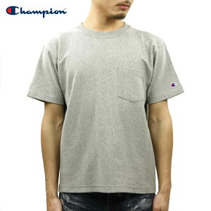 �`�����s�I�� CHAMPION ���K�i �����Y �N���[�l�b�N ����T�V���c �|�PT�V���c REVERSE WEAVE POCKET T-SHIRT C3-P318 070 OXFORD GREY �o�����^�C�� �v���[���g ���b�s���O