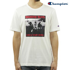 チャンピオン メンズ 半袖Tシャツ 正規品 CHAMPION ビースティ・ボーイズ バンドTシャツ CHAMPION X BEASTIE BOYS ATHLETIC JERSEY COMBED "CHECK YOUR HEAD" CREWNECK T-SHIRT 219284