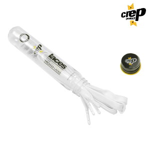 �N���b�v�v���e�N�g CREP PROTECT ���K�i �C�Ђ� �V���[���[�X CREP PROTECT PRE-TREATED LACES - WHITE FLAT �����V���[���[�X (�t���b�g ���Ђ�) 6065-2908