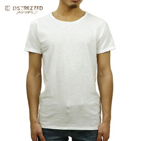 ディストレス Tシャツ 正規販売店 DSTREZZED 半袖Tシャツ Basic Crew s/s Slub Jersey 202209 1 D00S20