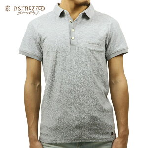 fBXgX |Vc Y K̔X DSTREZZED |Vc TOWELING PILE POLO SHIRT STEEL BLUE 211087 84