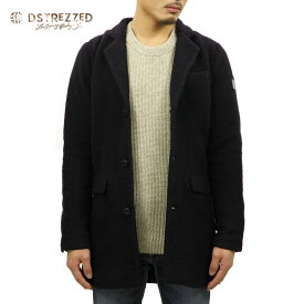 ディストレス DSTREZZED 正規販売店 メンズ コート BOUCLE WOOL PEA COAT 101173 49 DK. NAVY