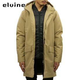 20%OFFセール 【販売期間 6/28 10:00〜7/12 9:59】 エルバイン elvine 正規販売店 メンズ アウター フードジャケット ELOF THERMOSOFT LONG JACKET 183019 CAMEL