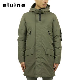 エルバイン アウター メンズ 正規販売店 elvine ジャケット ナイロンジャケット ZANE NYLON LONG JACKET FUNCTION STRETCH 193006 086 CASTORGREEN