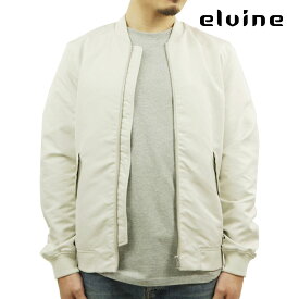 エルバイン メンズ ボンバージャケット 正規販売店 elvine MA-1 ジャケット アウター REX BOMBER JACKET 331050 297 BONE WHITE