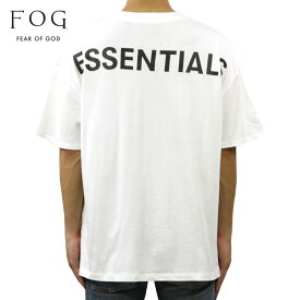 フィアオブゴッド fog essentials Tシャツ 正規品 FEAR OF GOD 半袖Tシャツ クルーネック FOG - FEAR OF GOD ESSENTIALS 3M LOGO BOXY T-SHIRT WHITE