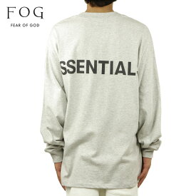 フィアオブゴッド fog essentials Tシャツ ロンT メンズ 正規品 FEAR OF GOD エッセンシャルズ 長袖Tシャツ ロゴ クルーネック FOG - FEAR OF GOD ESSENTIALS 3M LOGO LONG SLEEVE BOXY T-SHIRT HEATHER GREY