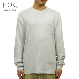 フィアオブゴッド fog essentials Tシャツ ロンT メンズ 正規品 FEAR OF GOD 長袖Tシャツ クルーネック FOG - FEAR OF GOD ESSENTIALS LONG SLEEVE BOXY T-SHIRT HEATHER GREY